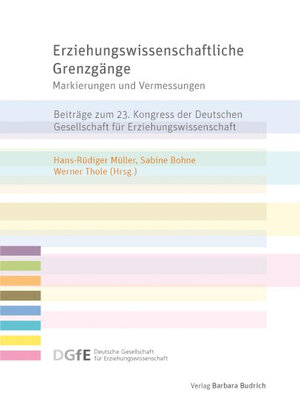 cover image of Erziehungswissenschaftliche Grenzgänge